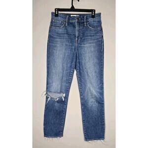Madewell The Perfect Vintage Jeans Womens Size 26 Blue Medium Wash Denim